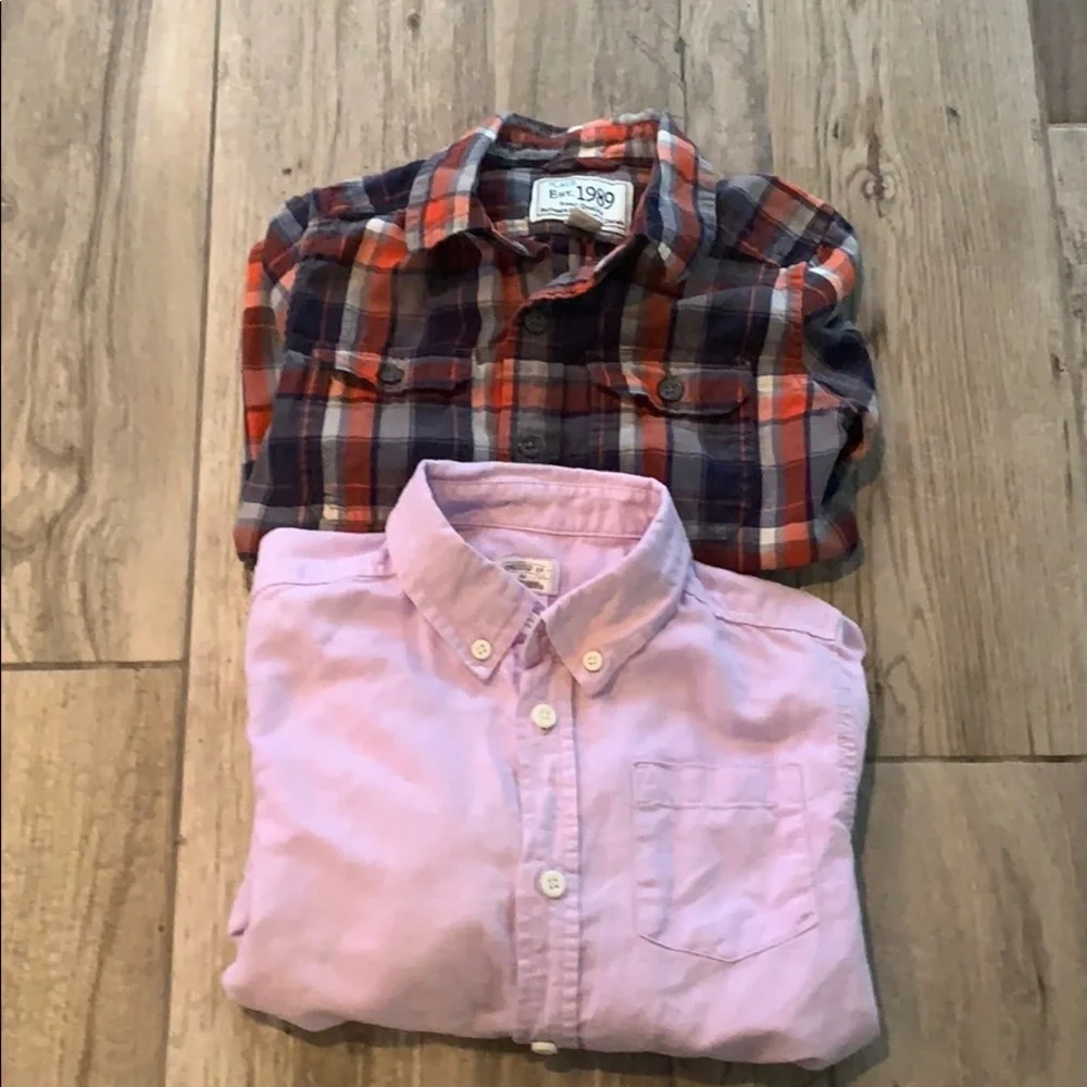 EUC bundle of 2 button downs, sz 5/6